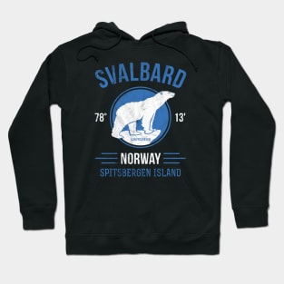 Svalbard Norway - Polar Bear in Spitsbergen Hoodie